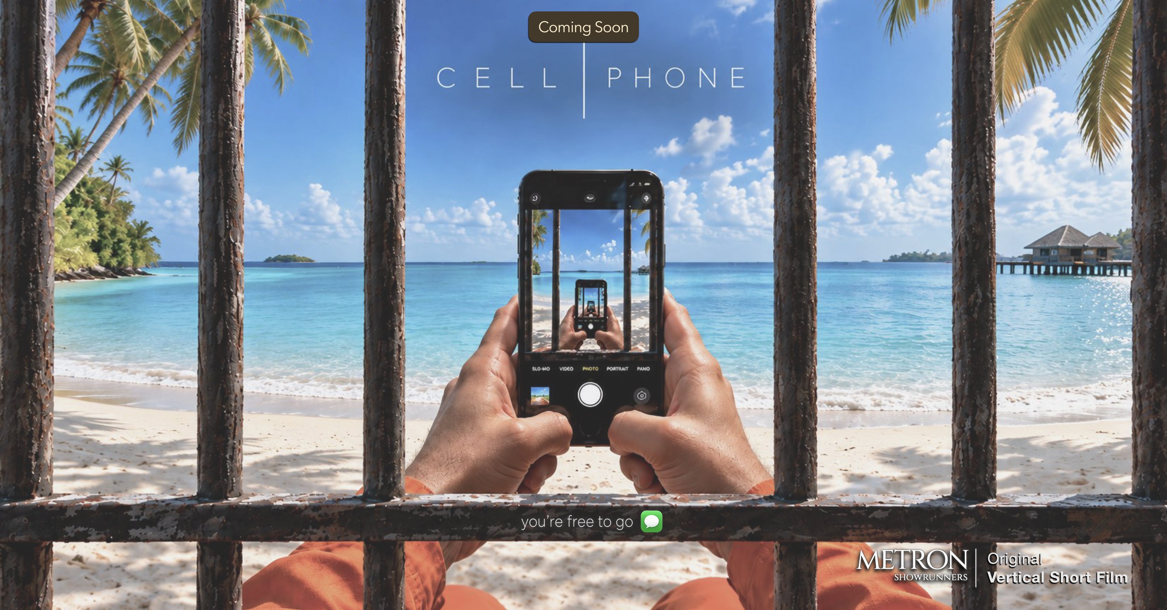 Cell Phone — you're free to go. A Metron Showrunners Original Vertical Mobile Film. Coming soon.